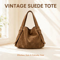 The Soft Suede-Look Tote