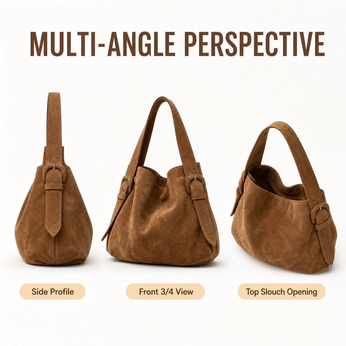 The Soft Suede-Look Tote