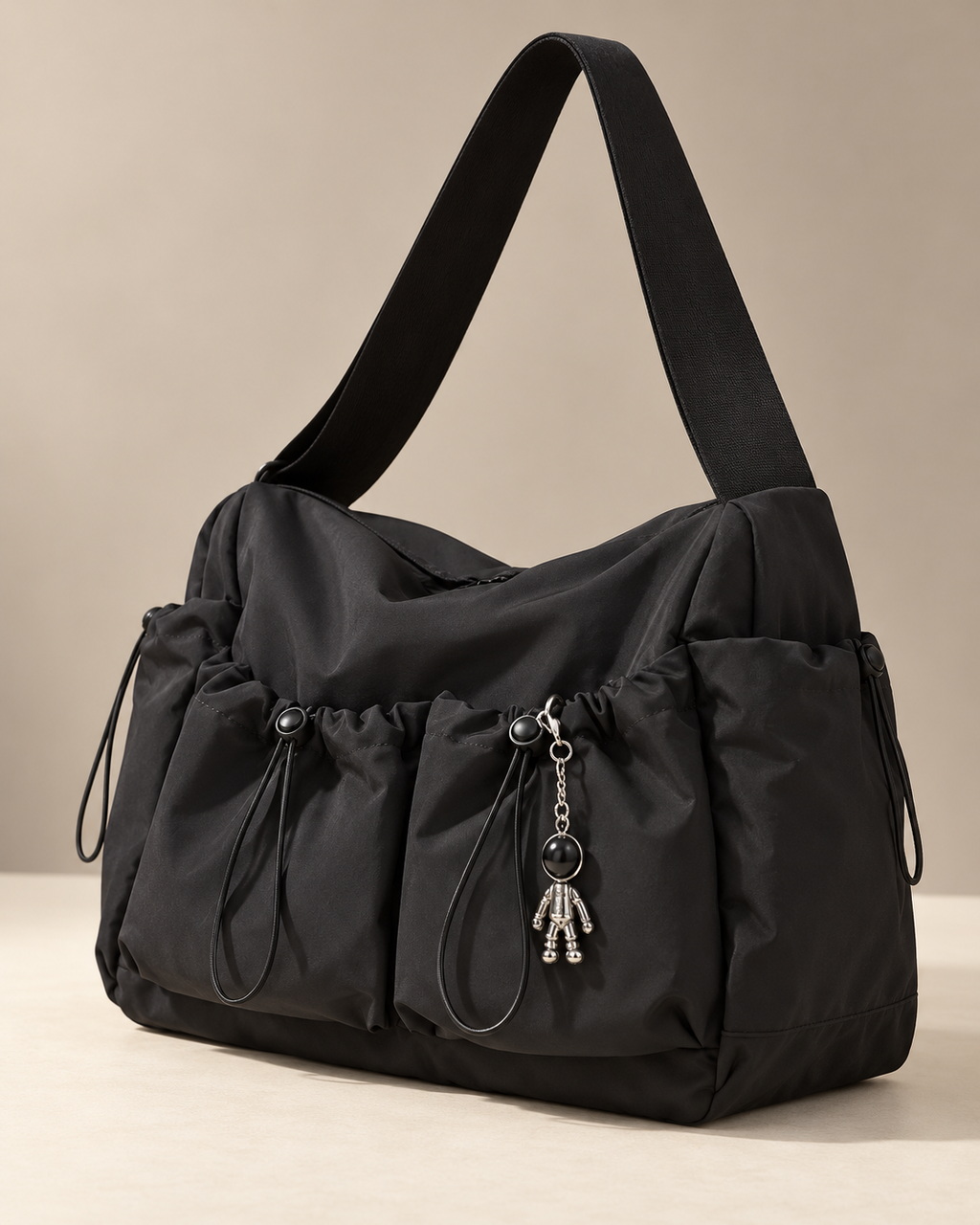 The Drawstring Crossbody — side
