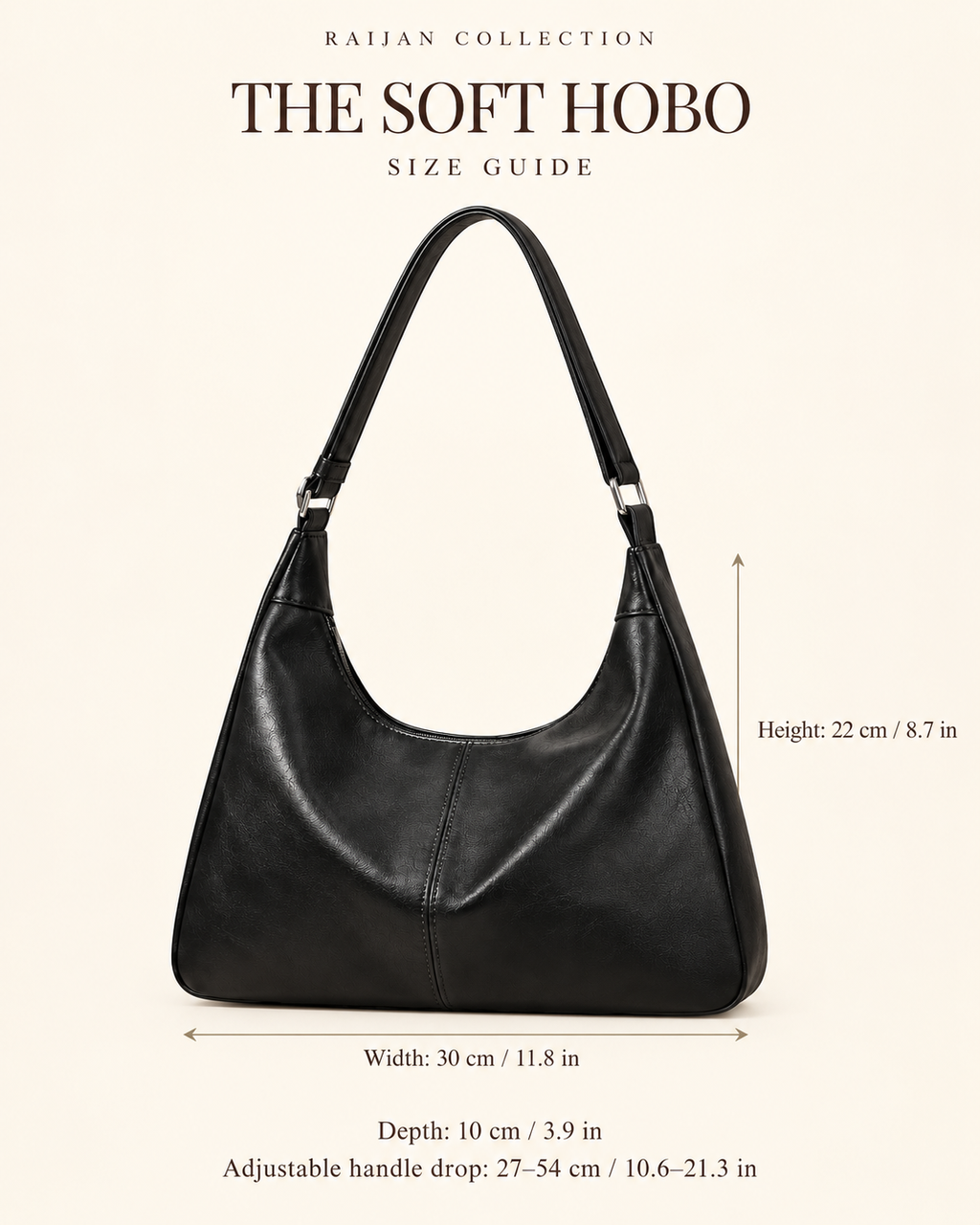 The Soft Hobo size guide